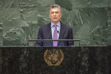 Portrait de (titres de civilité + nom) Son Excellence Mauricio Macri (Président), Argentine