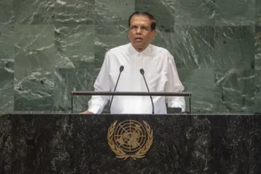Portrait de (titres de civilité + nom) Son Excellence Maithripala Sirisena (Président), Sri Lanka
