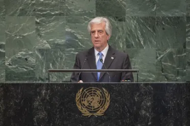 Portrait de (titres de civilité + nom) Son Excellence Tabaré Vázquez (Président), Uruguay