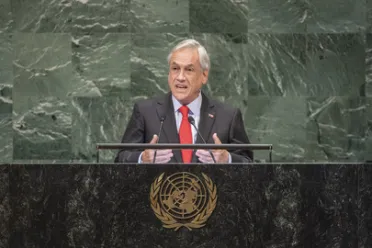 Portrait de (titres de civilité + nom) Son Excellence Sebastián Piñera Echeñique (Président), Chili