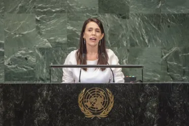 Portrait de (titres de civilité + nom) Son Excellence Jacinda Ardern (Première Ministre), Nouvelle-Zélande