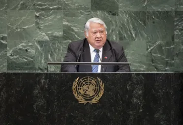 Portrait of His Excellency Tuilaepa Sailele Malielegaoi (Prime Minister), Samoa