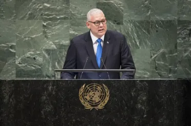 Portrait of His Excellency Allen Michael Chastanet (Prime Minister), Saint Lucia