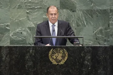 Portrait of His Excellency Sergey Lavrov (Minister for Foreign Affairs), Russian Federation