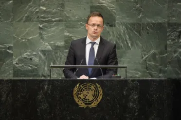 Portrait of His Excellency Péter Szijjártó (Minister for Foreign Affairs and Foreign Trade), Hungary