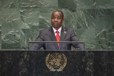 Portrait de (titres de civilité + nom) Son Excellence Ezéchiel Nibigira (Ministre des affaires étrangères et de la coopération internationale), Burundi