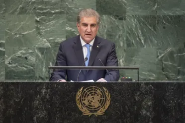Portrait of His Excellency Makhdoom Shah Mahmood Qureshi (Minister for Foreign Affairs), Pakistan