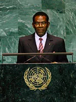 Portrait of His Excellency Teodoro Obiang Nguema Mbasogo (President), Equatorial Guinea