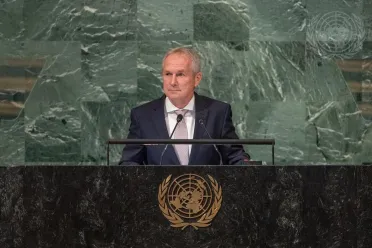 Portrait of His Excellency Csaba Kőrösi (President of the General Assembly), President of the General Assembly (opening)