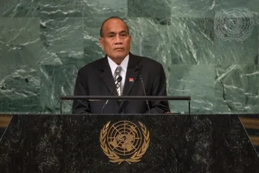 Portrait de (titres de civilité + nom) Son Excellence Taneti Maamau (Président), Kiribati
