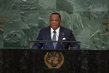 Portrait de (titres de civilité + nom) Son Excellence Jean-Claude Gakosso (Ministre des affaires étrangères), Congo