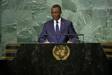 Portrait of His Excellency Marc Hermanne Gninadoou Araba (Permanent Representative to the United Nations), Benin