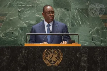 Retrato de (cargo + nombre) Su Excelencia Macky Sall (Presidente), Senegal