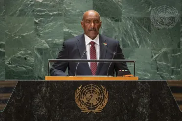 Retrato de (cargo + nombre) Su Excelencia Abdel-Fattah Al-Burhan Abdelrahman Al-Burhan (Presidente del Consejo Soberano de Transición), Sudán