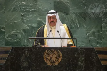 Portrait of His Highness Sheikh Ahmad Nawaf Al-Ahmad Al-Sabah (Prime Minister), Kuwait