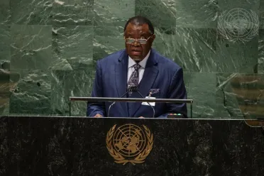 Portrait of His Excellency Hage Geingob (President), Namibia