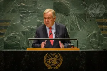 Portrait de (titres de civilité + nom) Son Excellence António Guterres (Secrétaire général), Secrétaire général des Nations Unies