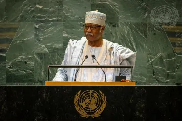 Portrait of His Excellency Philemon Yang (President of the General Assembly), President of the General Assembly (opening)