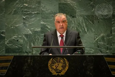 Portrait of His Excellency Emomali Rahmon (President), Tajikistan