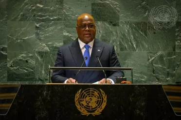 Portrait de (titres de civilité + nom) Son Excellence Félix-Antoine Tshisekedi Tshilombo (Président), République démocratique du Congo