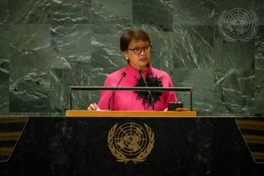 Portrait of Her Excellency Retno Lestari Priansari Marsudi (Minister for Foreign Affairs), Indonesia