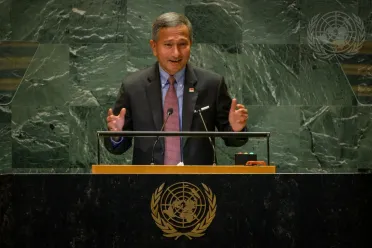 Portrait de (titres de civilité + nom) Son Excellence Vivian Balakrishnan (Ministre des affaires étrangères), Singapour