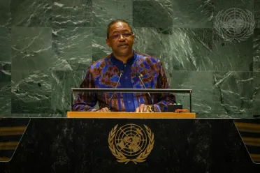 Portrait of His Excellency Karamoko Jean Marie Traore (Minister for Foreign Affairs), Burkina Faso