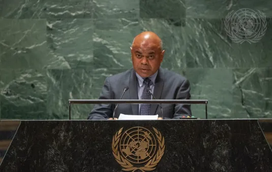 (职位+姓名)的照片 先生阁下 Odo Tevi (代表团团长), 瓦努阿图