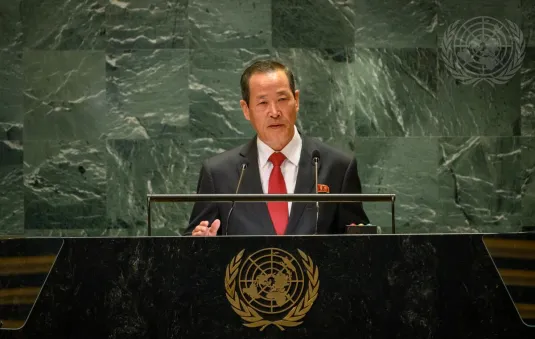 Portrait of His Excellency Song Kim (Permanent Representative), Democratic People’s Republic of Korea