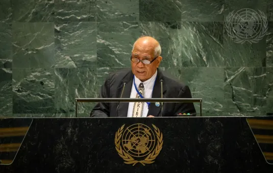 Portrait of His Excellency Teburoro Tito (Permanent Representative), Kiribati