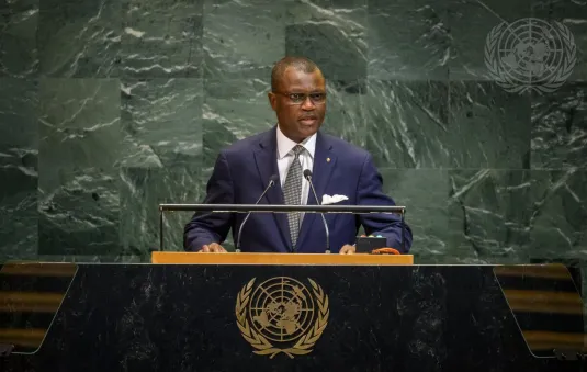 (职位+姓名)的照片 先生阁下 Marc Hermanne Gninadoou Araba (常驻联合国代表), 贝宁